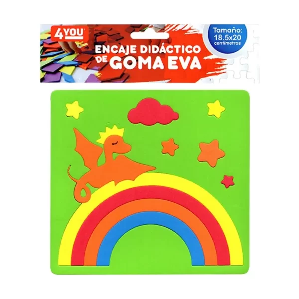 ENCASTRE GOMA EVA 4 YOU 18,5x20cm