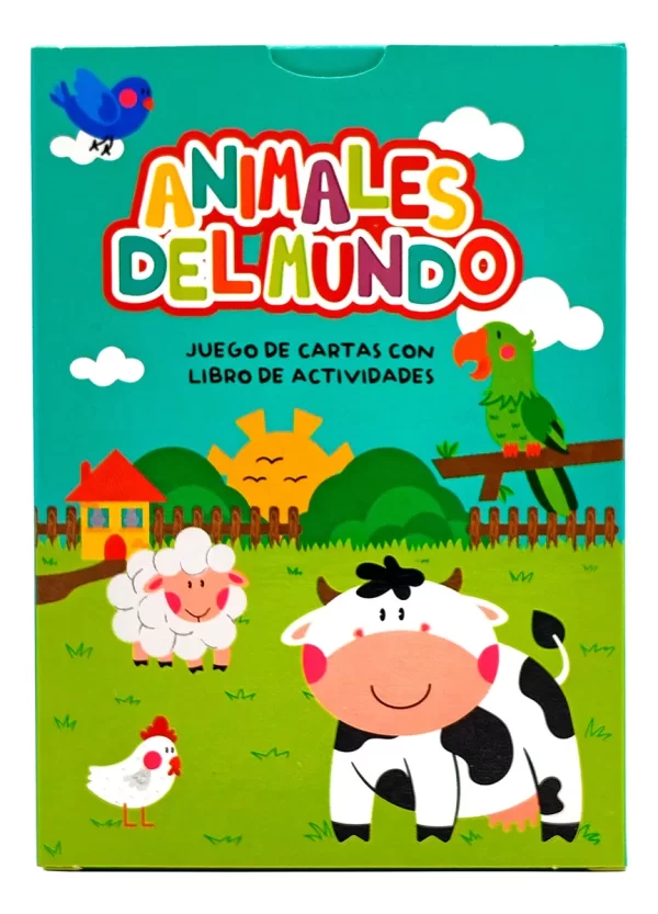BARCO DE PAPEL - JUEGO DE CARTAS "ANIMALES DEL MUNDO"