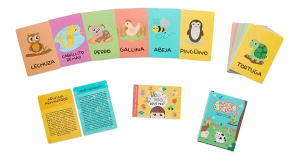 BARCO DE PAPEL - JUEGO DE CARTAS "ANIMALES DEL MUNDO" - Imagen 2