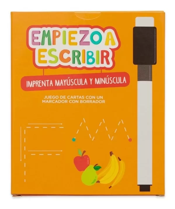 BARCO DE PAPEL - JUEGO DE CARTAS "EMPIEZO A ESCRIBIR IMPRENTA"