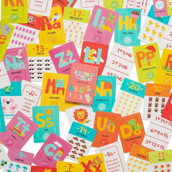 BARCO DE PAPEL - JUEGO DE CARTAS "ABECEDARIO Y NÚMEROS" - Imagen 2