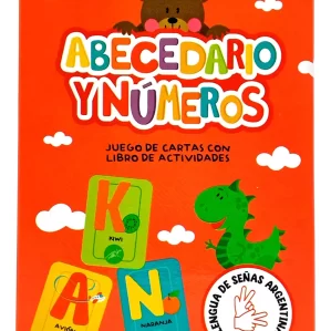 BARCO DE PAPEL - JUEGO DE CARTAS "ABECEDARIO Y NÚMEROS"