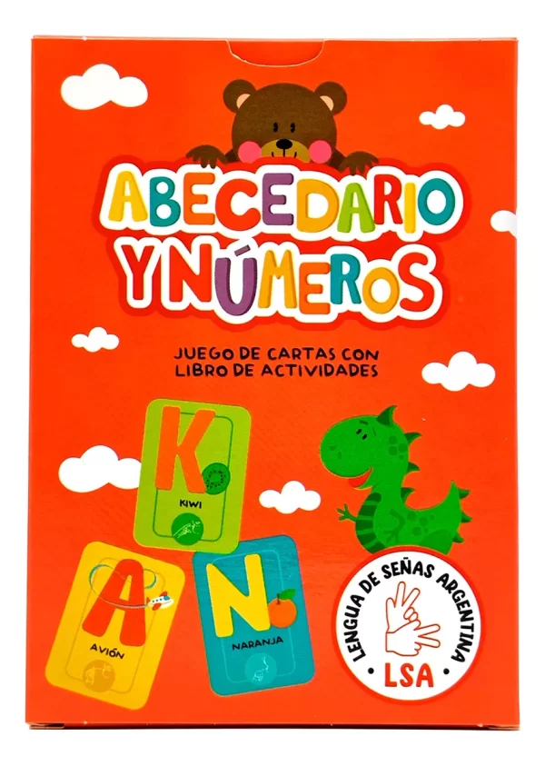 BARCO DE PAPEL - JUEGO DE CARTAS "ABECEDARIO Y NÚMEROS"