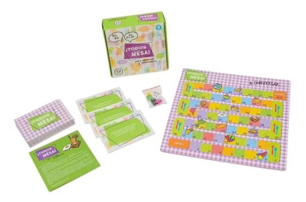BARCO DE PAPEL - JUEGO DE MESA DIDÁCTICO "TODOS A LA MESA!" - Imagen 4
