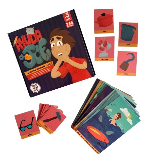 BARCO DE PAPEL JUEGO DE MESA DIDÁCTICO "AYUDA A JOE" - Imagen 4