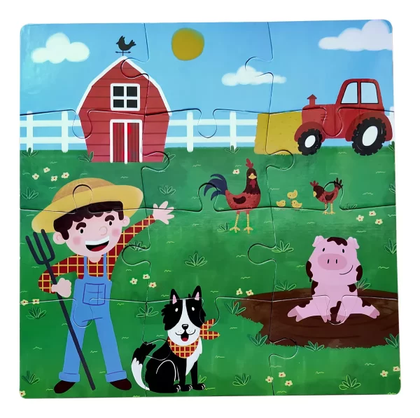 BARCO DE PAPEL - LA GRANJA - 2 ROMPECABEZAS ( 8 Y 12 PIEZAS ) - Imagen 4