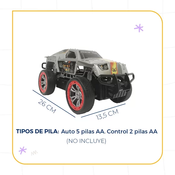 JEEP RADIO CONTROL 1:14 CAPTOR - Imagen 8
