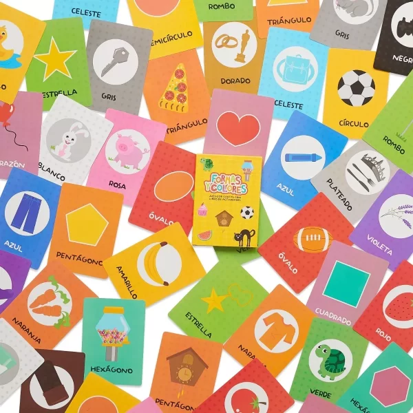 BARCO DE PAPEL - JUEGO DE CARTAS "FORMAS Y COLORES" - Imagen 2