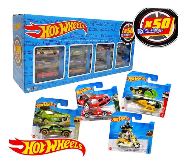 AUTOS HOT WHEELS PACK X50U - Imagen 3