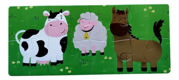 BARCO DE PAPEL - LA GRANJA - 2 ROMPECABEZAS ( 8 Y 12 PIEZAS ) - Imagen 5