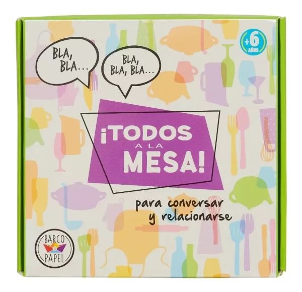 BARCO DE PAPEL - JUEGO DE MESA DIDÁCTICO "TODOS A LA MESA!"