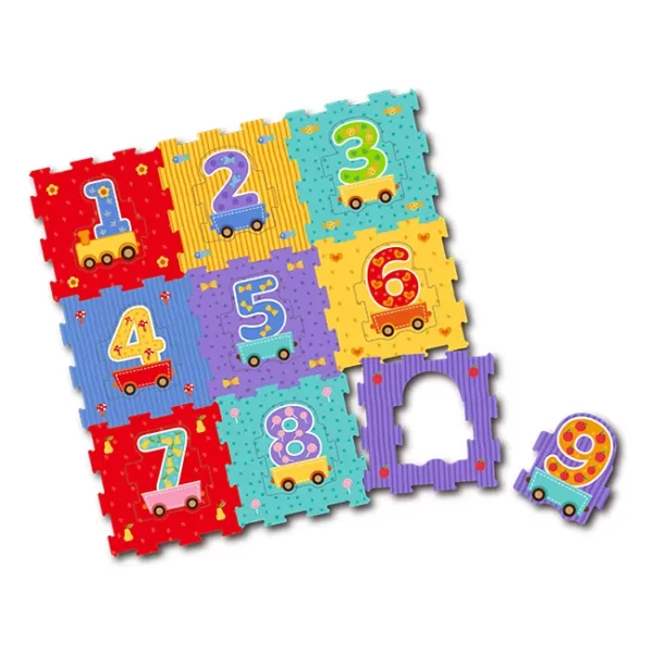 PISO GOMA EVA TALBOT TREN DE NUMEROS 30,5 x 30,5 x 1cm. x9U. - Imagen 2