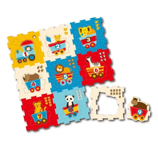 PISO GOMA EVA TALBOT ANIMALES Y NUMEROS 30,5 x 30,5 x 1cm. x9U - Imagen 2