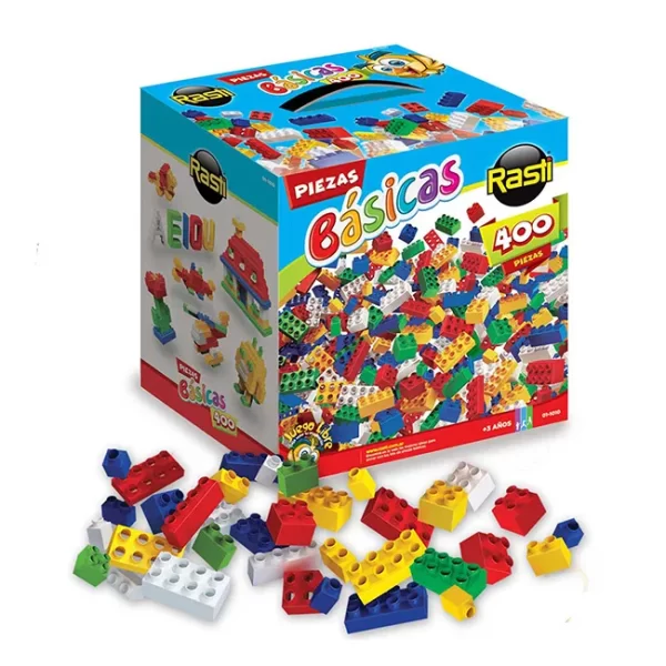 JUEGO DE BLOQUES RASTI KIT 400PZAS - Imagen 2