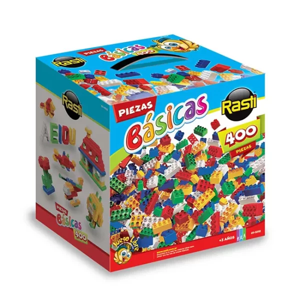 JUEGO DE BLOQUES RASTI KIT 400PZAS