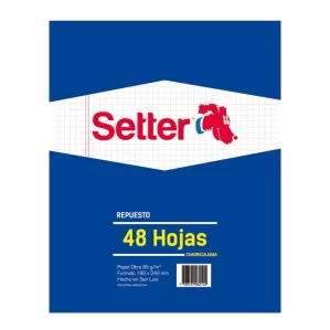 REPUESTO SETTER X 48 CUADRICULADO