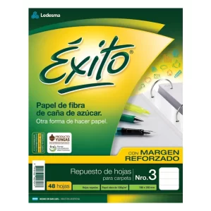 REPUESTO EXITO X 48 MARGEN REFORZADO RAYADO