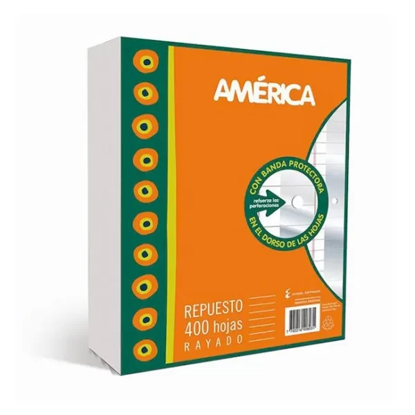 REPUESTO AMERICA C/BANDA X400 RAYADO