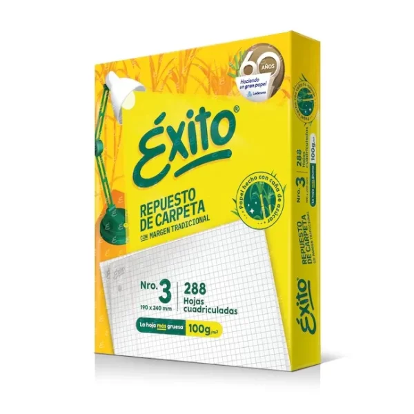 REPUESTO EXITO X 288 CUADRICULADO