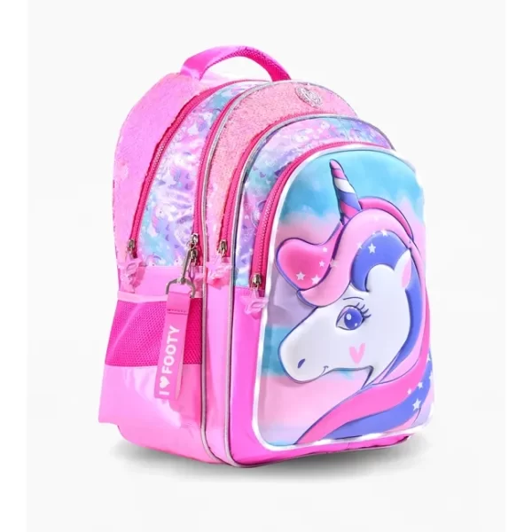 MOCHILA ESPALDA FOOTY UNICORNIO EVA TERMOFORMADA 45CM LUZ LED - Imagen 2