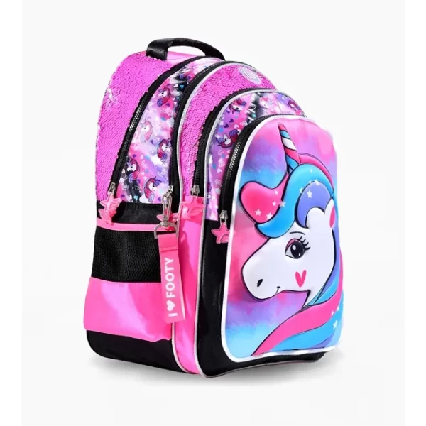 MOCHILA ESPALDA FOOTY UNICORNIO EVA TERMOFORMADA 45CM LUZ LED - Imagen 5