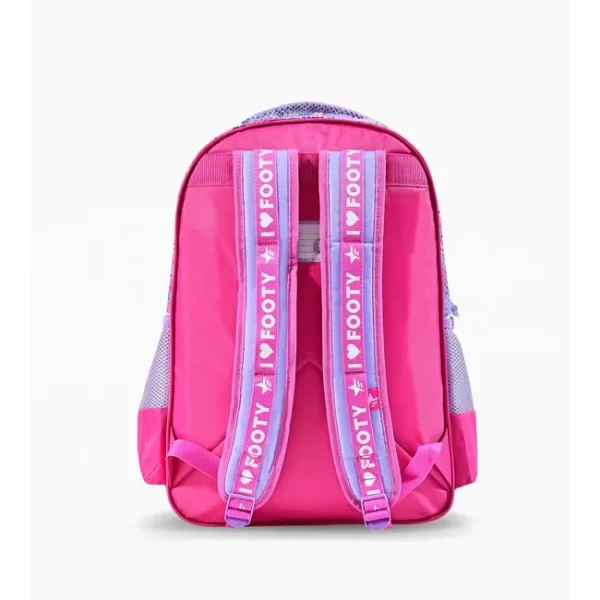 MOCHILA ESPALDA FOOTY ESCUELA UNICORNIO CON COLITA 45CM LUZ LED - Imagen 3