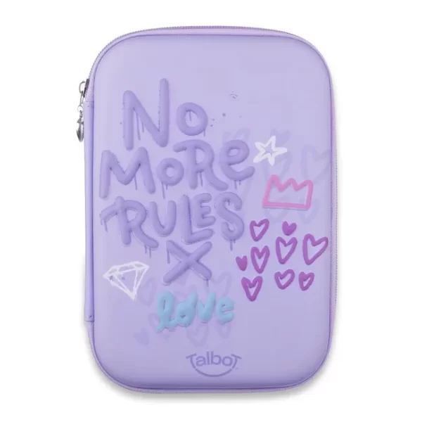 CARTUCHERA TALBOT 1 PISO EVA 3D "NO MORE RULES"