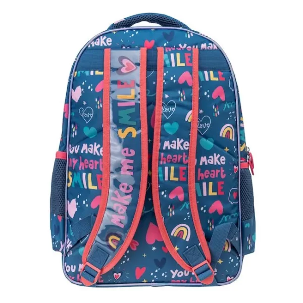 MOCHILA ESPALDA TALBOT ESCUELA SCHOOL GANG CORAZON 46CM - Imagen 2