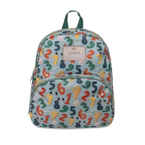 MOCHILA ESPALDA TALBOT INFANTIL KINDER COLLECTION NUMEROS 36CM