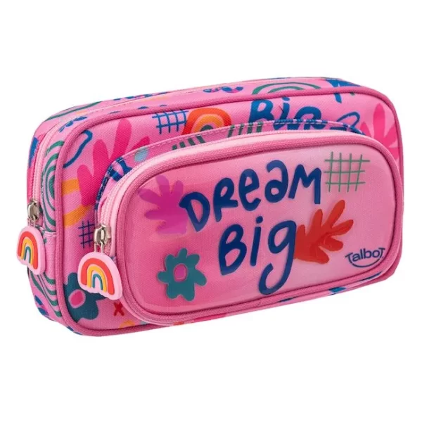 CARTUCHERA TALBOT BIG POCKET "DREAM BIG" 2 CIERRES - Imagen 2