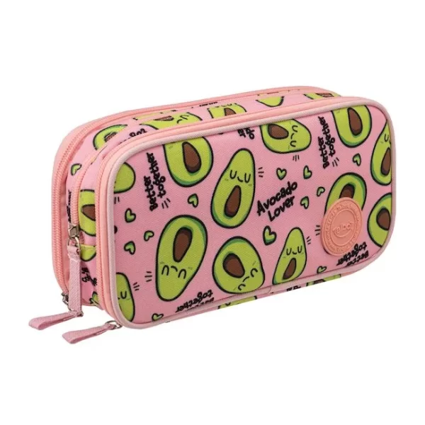 CARTUCHERA TALBOT THREE ZIPPER PALTA 3 CIERRES - Imagen 3