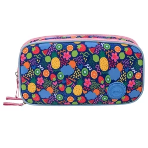 CARTUCHERA TALBOT THREE ZIPPER TUTTI FRUTTI 3 CIERRES