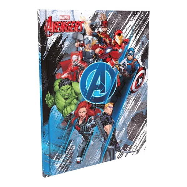 CUADERNO TAPA DURA AVENGERS RAYADO X48 HOJAS - Imagen 2