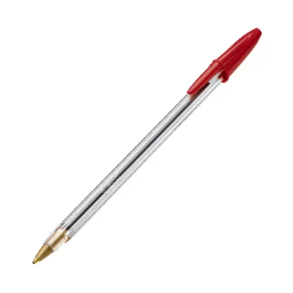BOLIGRAFO LAPICERA BIC CRISTAL DURA+ 1MM ROJO - Imagen 2
