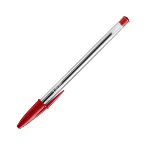 BOLIGRAFO LAPICERA BIC CRISTAL DURA+ 1MM ROJO