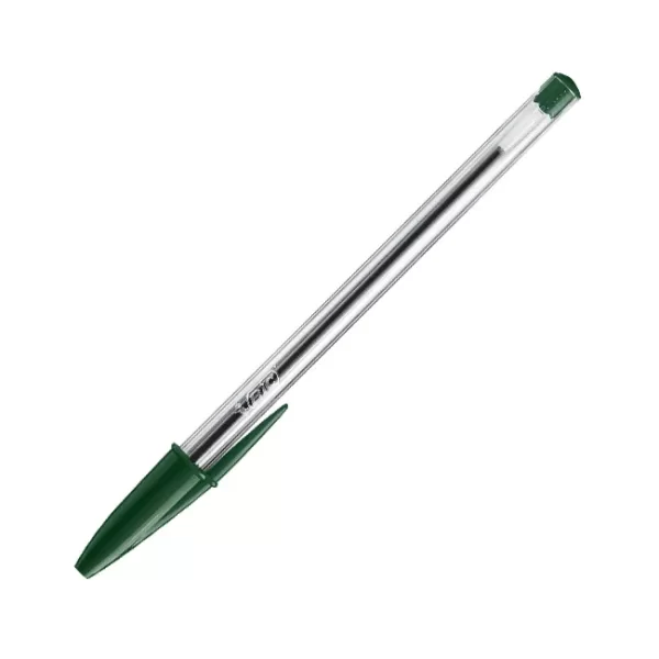 BOLIGRAFO LAPICERA BIC CRISTAL DURA+ 1MM VERDE