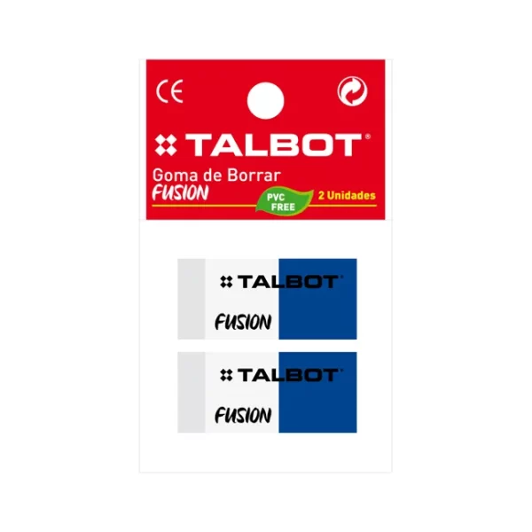 GOMA TALBOT FUSION BLANCA/AZUL X2U.