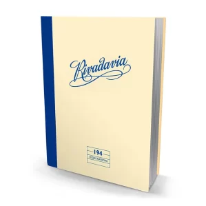 CUADERNO TAPA DURA RIVADAVIA RAYADO X 194 HOJAS.