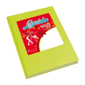 CUADERNO TAPA DURA LAPRIDA VERDE MANZANA RAYDO X50 HOJAS