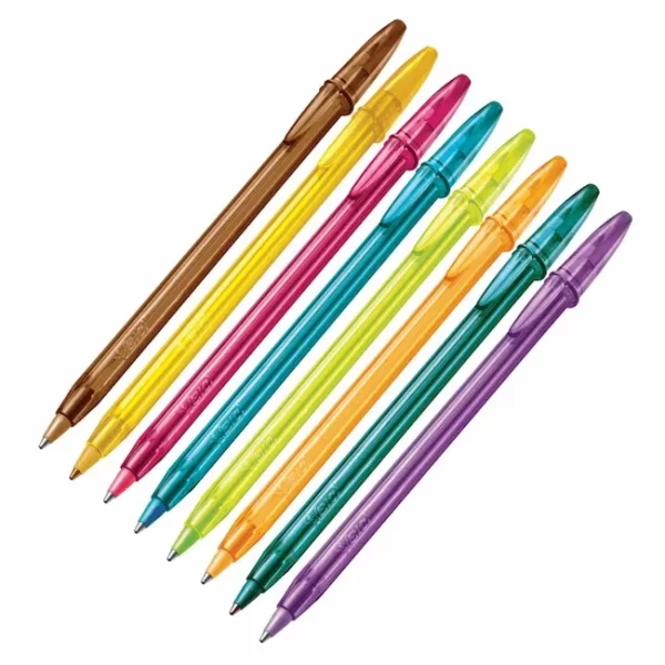 BOLIGRAFO LAPICERA BIC FASHION COLORES X8 + 2 NEON. - Imagen 21