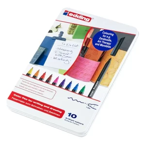 SET MARCADOR EDDING ESTUCHE METAL X 10 SURT.