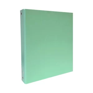 CARPETA 3/40 PVC ESCOLAR VERDE PASTEL