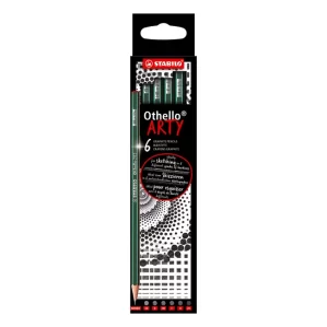 LAPIZ STABILO OTHELLO ARTY WALLET X6U (2B-B-HB-F-H-2H)
