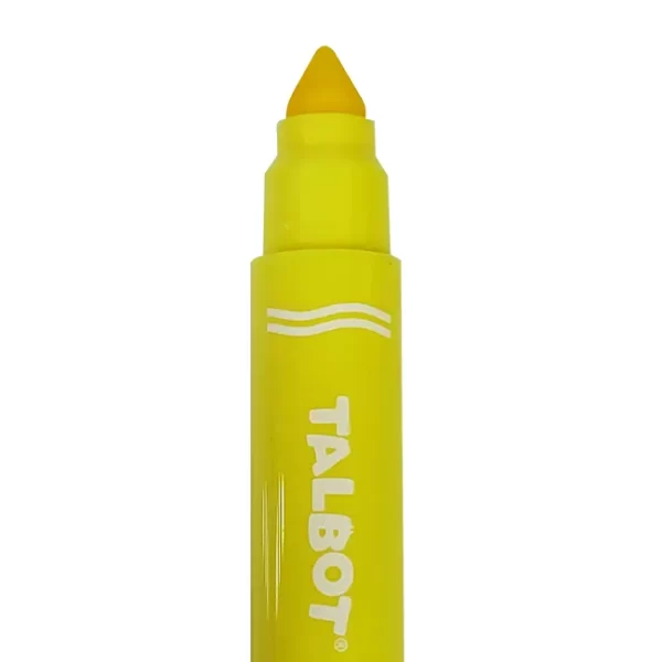 MARCADOR ESCOLAR TALBOT JUMBO MAX AL AGUA AMARILLO - Imagen 2