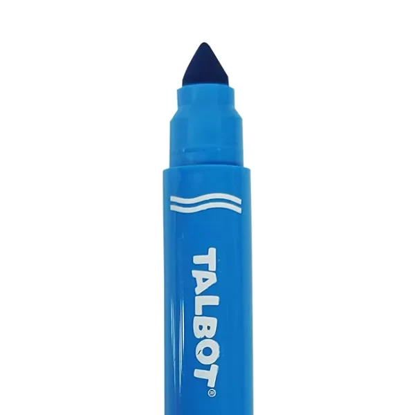 MARCADOR ESCOLAR TALBOT JUMBO MAX AL AGUA CELESTE - Imagen 2