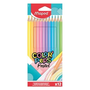 LAPICES MAPED COLOR PASTEL X12 LARGOS