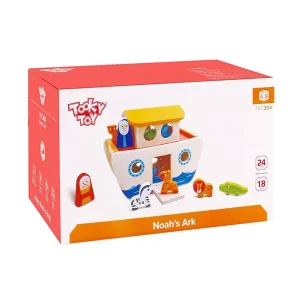 JUEGO SET TOOKY TOY DE MADERA ARCA DE NOE