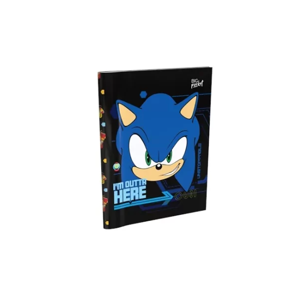 CUADERNO TAPA BLANDA SONIC RAYADO X48 HOJAS - Imagen 2