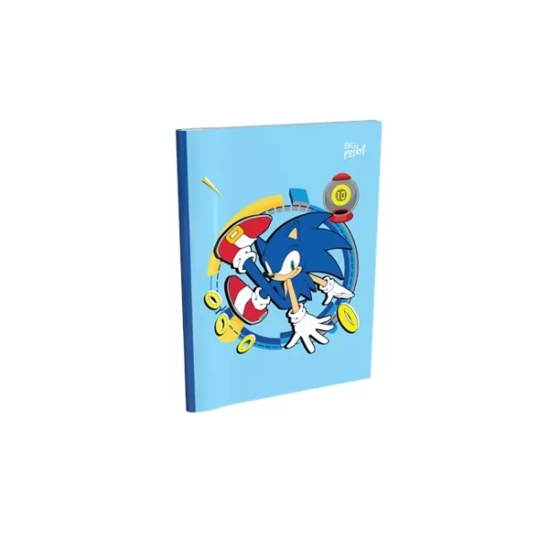 CUADERNO TAPA BLANDA SONIC RAYADO X48 HOJAS - Imagen 3
