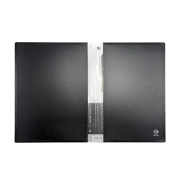CARPETA C/10 FOLIOS A4 NEGRA - Imagen 2